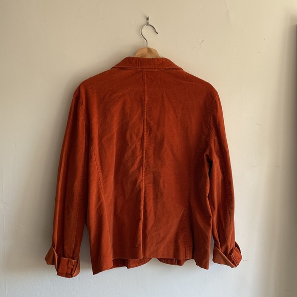 VILLAGER ORANGE CORDUROY JACKET - Picture 2 of 4